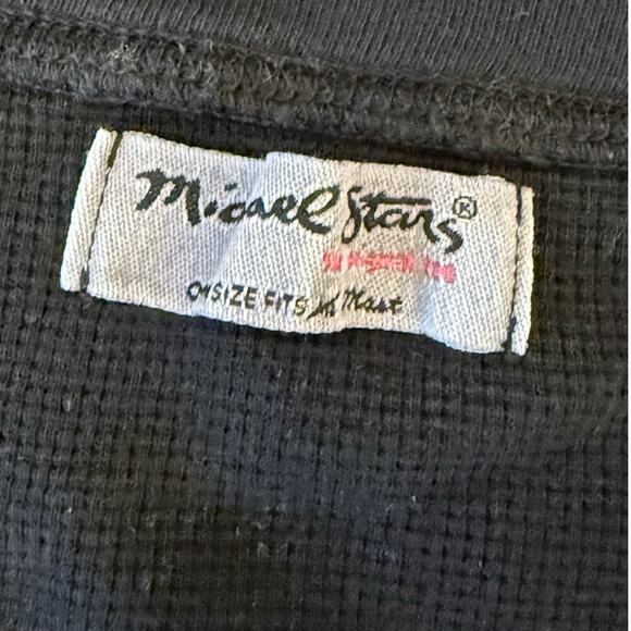 MICHAEL STARS Black Button Front Cardigan Sweater Top Shirt Jacket One size - Picture 4 of 8